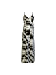 Ro&Zo Black Stripe Slip Maxi Dress - Image 4 of 4