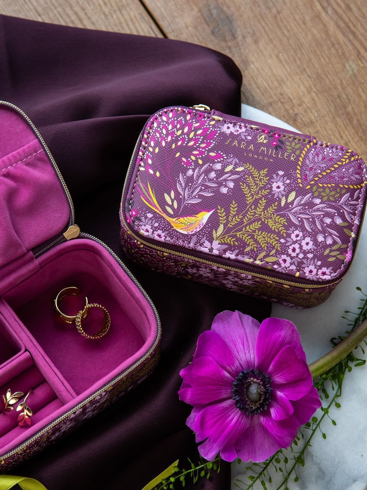 Sara Miller Haveli Garden Travel Jewellery Case - Image 1 of 5