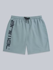 Синий - Animal Mens Deep Dive Quick Drying Board Shorts - Image 5 of 9