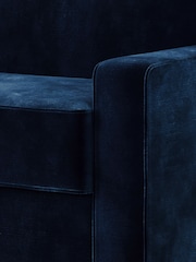 Jay-Be Luxe Velvet Royal Blue Linea 2 Seater Sofa Bed - Image 4 of 6