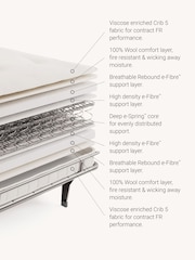 Jay-Be Luxe Velvet Royal Blue Linea 2 Seater Sofa Bed - Image 7 of 8