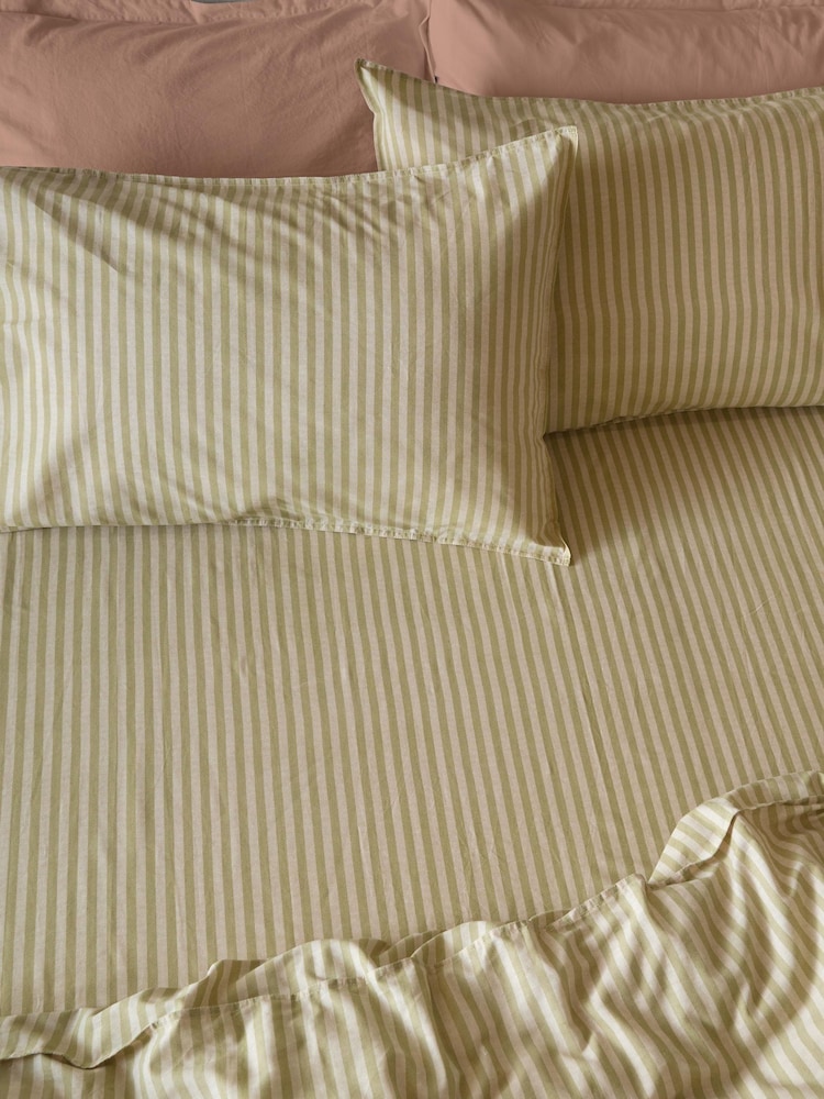Yard OreganoShell Yard Marlow Stripe Duvet Cover Set - Image 1 of 2 Yard OreganoShell Yard Marlow Stripe Duvet Cover Set - Image 1 of 2