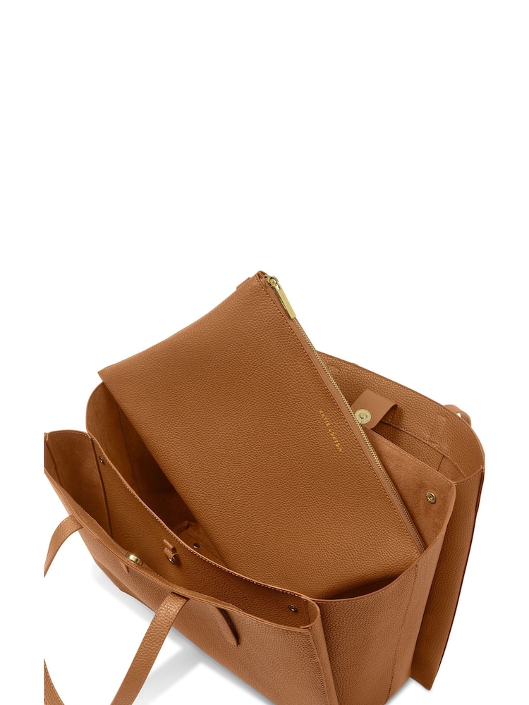 Katie Loxton Brown Large Tabi Tote Bag - Image 4 of 4