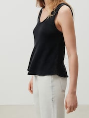 Schwarz - American Vintage Sonoma 100% Cotton Vest - Bild 3 von 5