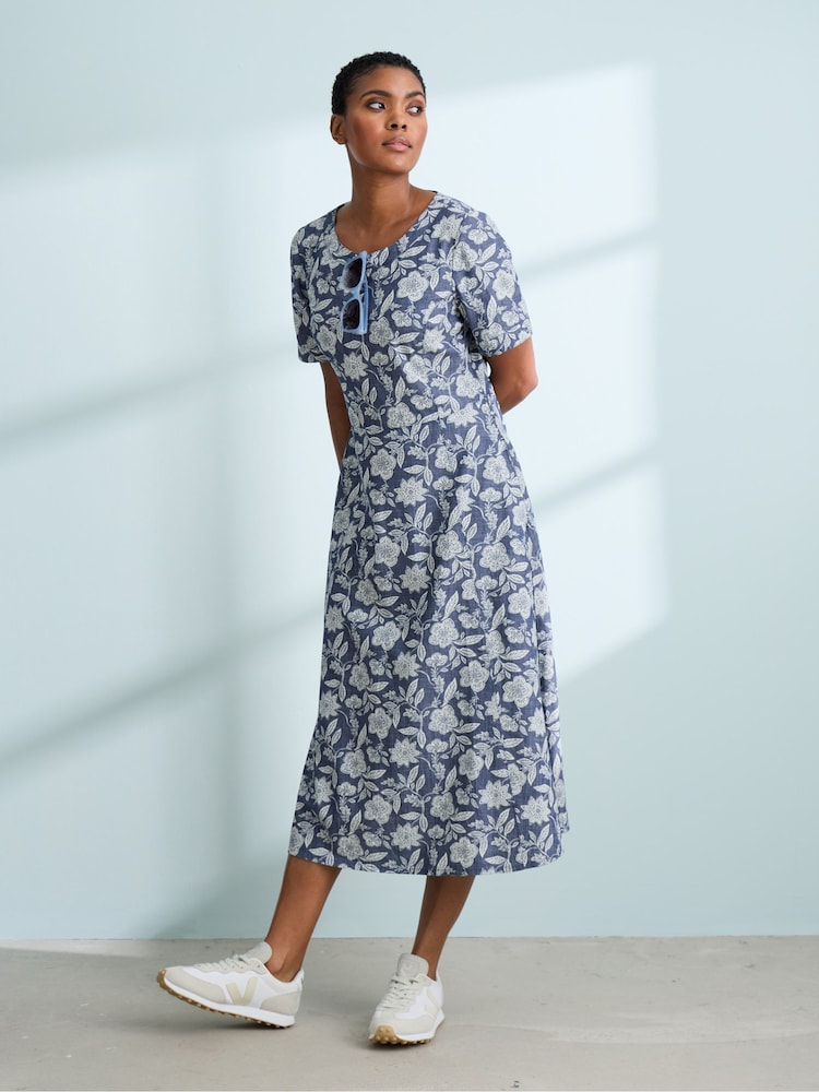 Seasalt Cornwall Blue Fox Path Dress - Image 1 of 8