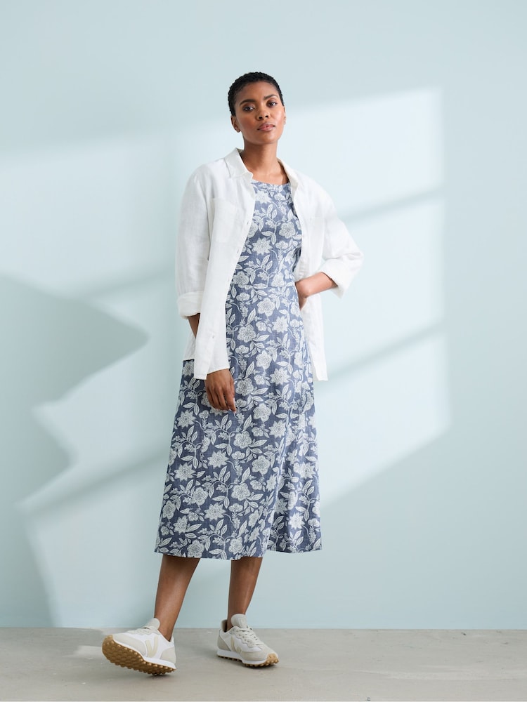 Seasalt Cornwall Blue Fox Path Dress - Image 2 of 8