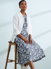 Seasalt Cornwall Blue Fox Path Dress - Image 3 of 8
