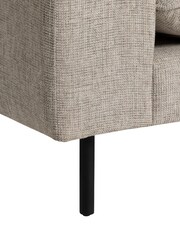 Barker and Stonehouse Neutral Titan Woven RHF Chaise Sofa - Image 4 of 6