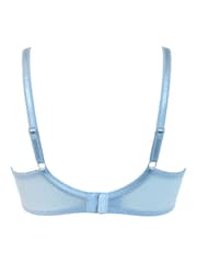 Pour Moi Blue Non Padded Underwired Fleur Non Padded Underwired Balconette Bra - Image 4 of 4