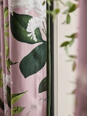 Cortinas de algodão acetinado com estampa floral blackout/térmica 100% algodão - Imagem 6 de 9