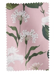 Cortinas de algodão acetinado com estampa floral blackout/térmica 100% algodão - Imagem 8 de 9