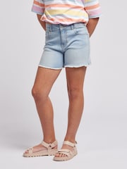 Lee Blue Girls Stella Denim Shorts - Image 1 of 8