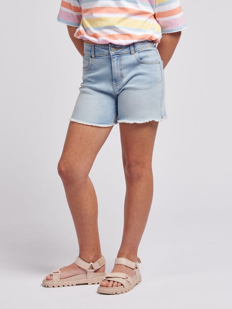 Lee Blue Girls Stella Denim Shorts - Image 1 of 8