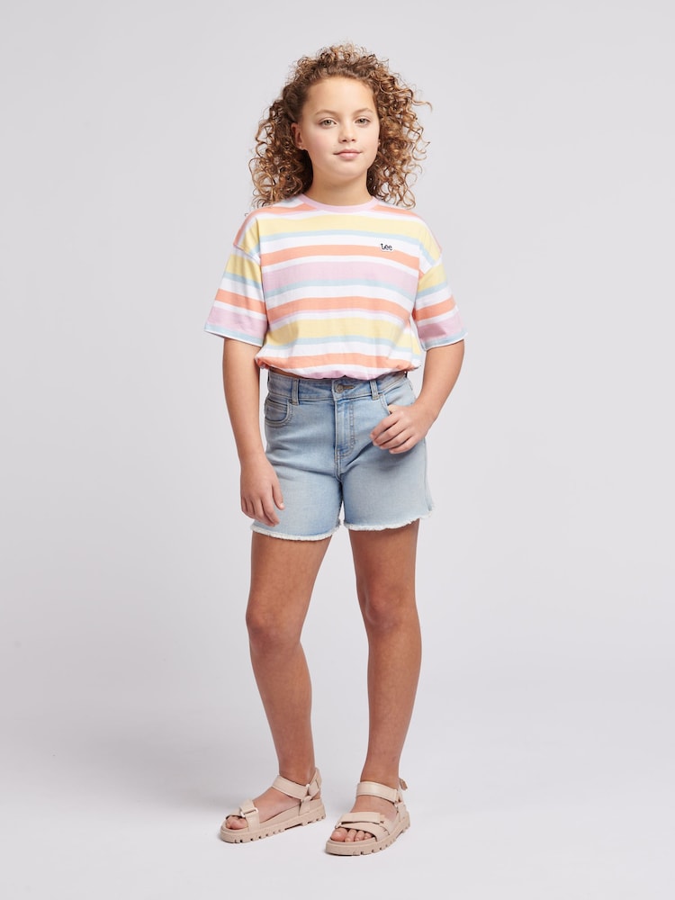 Lee Blue Girls Stella Denim Shorts - Image 2 of 8