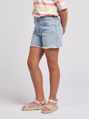 Lee Blue Girls Stella Denim Shorts - Image 4 of 8