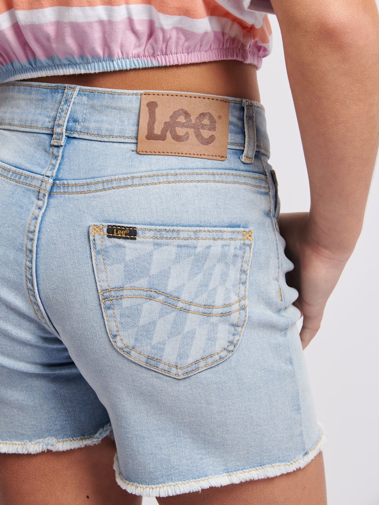 Lee Blue Girls Stella Denim Shorts - Image 5 of 8