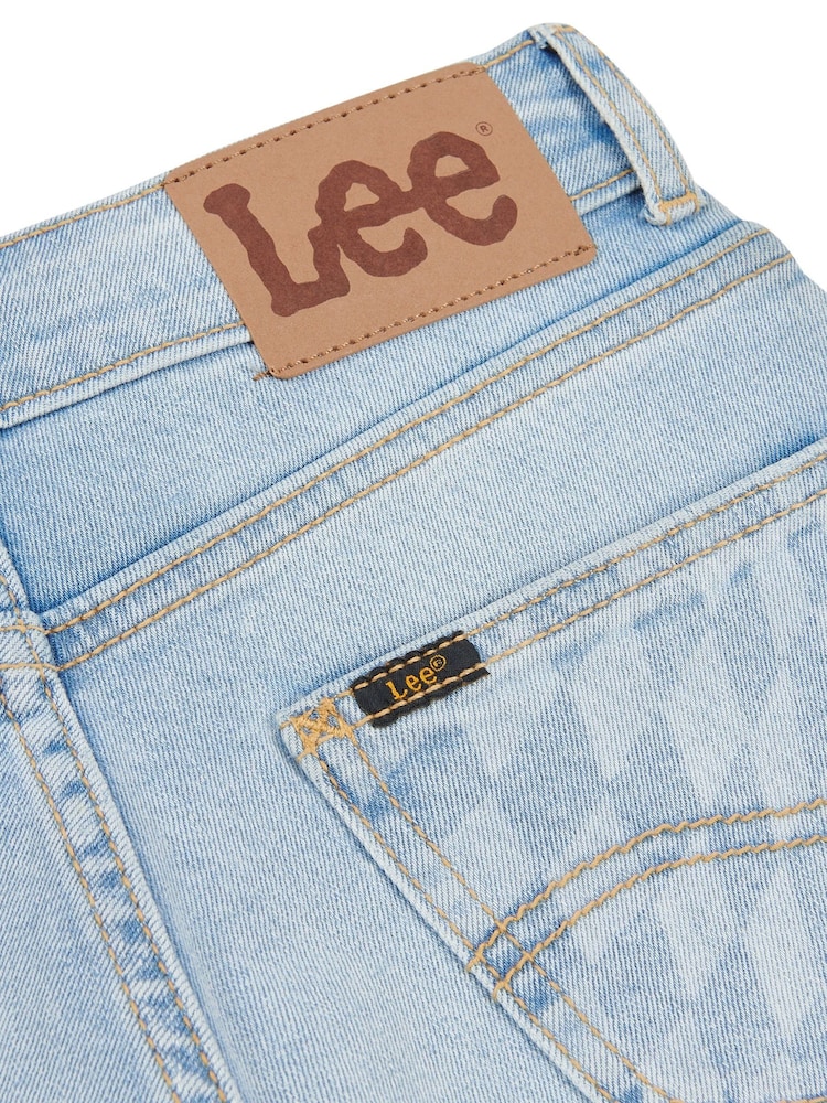 Lee Blue Girls Stella Denim Shorts - Image 8 of 8