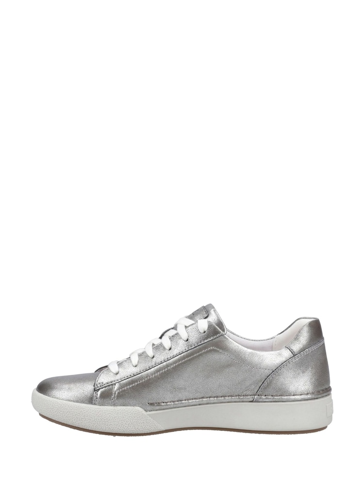 Josef Seibel Silver Claire Trainers - Image 2 of 5 Josef Seibel Silver Claire Trainers - Image 2 of 5