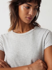 Hush Grey Slim Fit Crew T-Shirt - Image 3 of 5