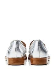 فضي - Moda in Pelle Elsbeth Covered Snaffle Smart Loafers - صورة 3 من 4