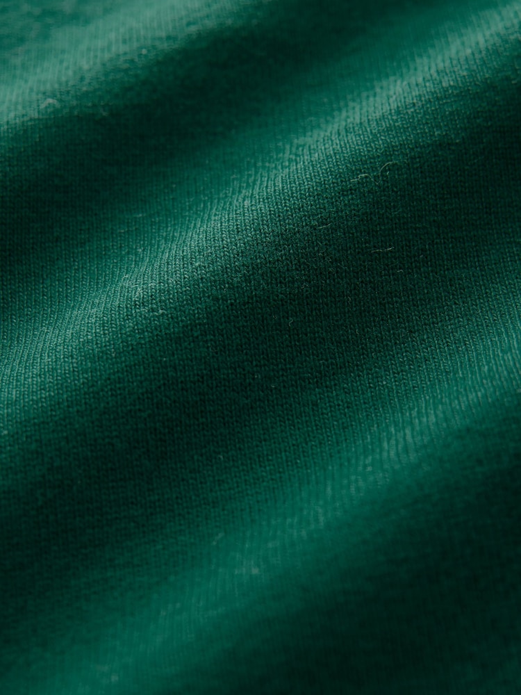 Navy/Ecru/Green Relaxed Fit Graphic Print Heavyweight 100% Cotton T-Shirt - Image 13 of 14