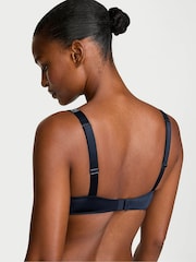 Victoria's Secret Noir Navy Blue Add 2 Cups Push Up Bombshell Shine Strap Bra - Image 2 of 3
