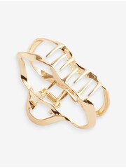 Gold Tone Organic Hair Claw Made With Recycled Zinc - Image 6 of 6