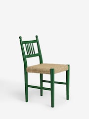 Nina Campbell Set of 2 Green Alder Dining Chairs - Image 5 of 8
