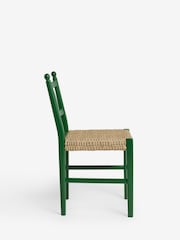 Nina Campbell Set of 2 Green Alder Dining Chairs - Image 6 of 8
