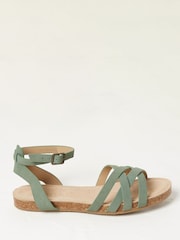 FatFace Beth Green Sandals - Image 1 of 3