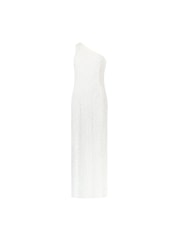 Ro&Zo White One Shoulder Beaded Dress - Image 7 of 8