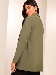 Khakigrün - Lipsy Gerippter Blazer aus Jersey - Bild 4 von 4