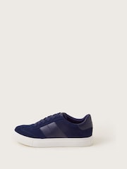 Monsoon Blue Faux Suede Trainers - Image 1 of 3