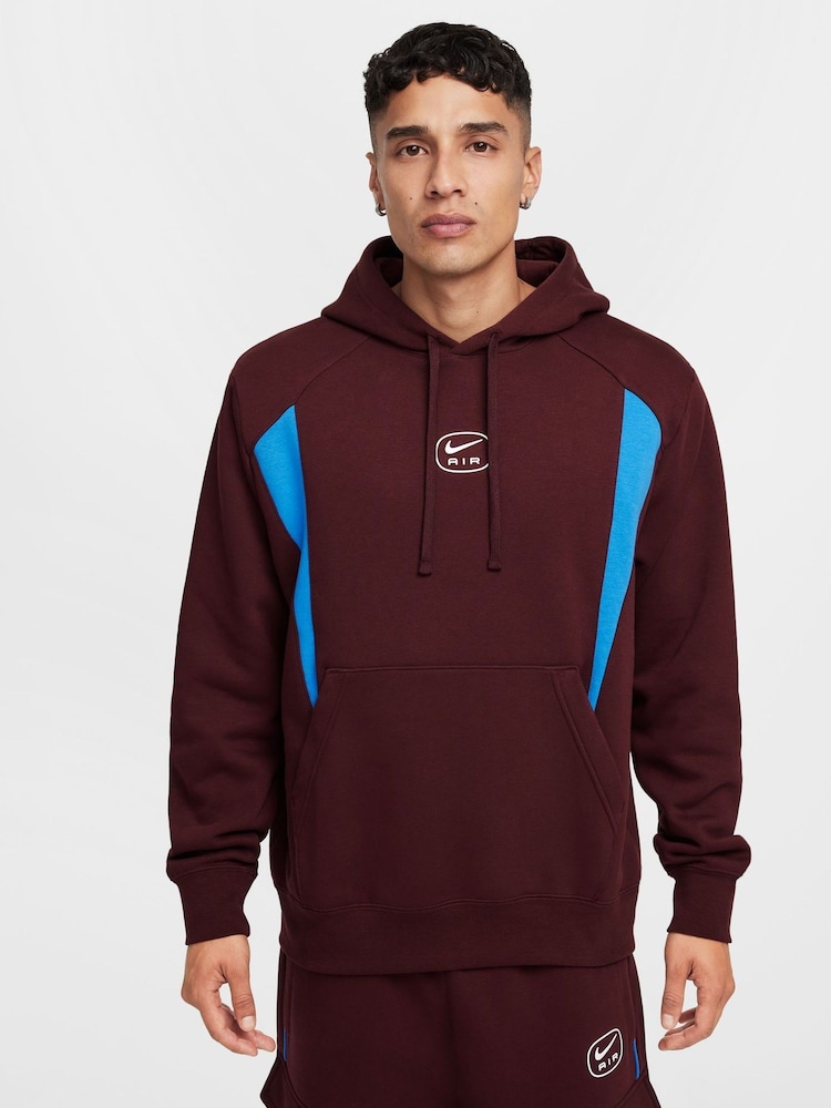 Nike Burgundy Crush Air Fleece Pullover Hoodie - Image 1 of 7