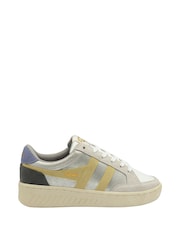 Gola Silver Ladies Superslam Blaze Lace-Up Trainers - Image 1 of 4