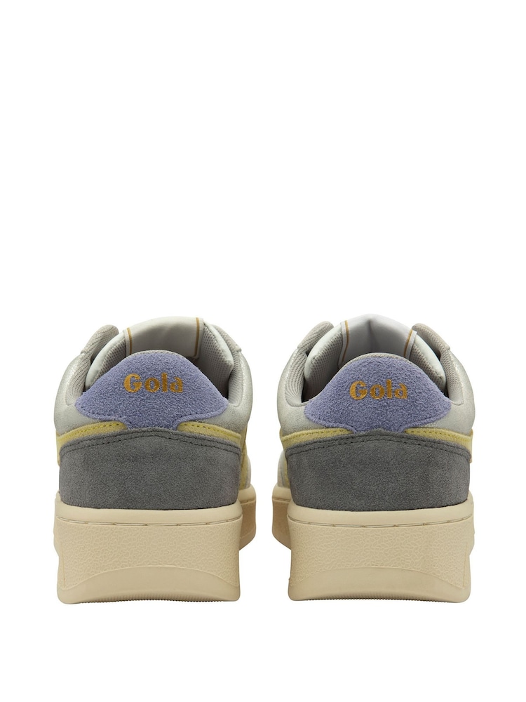 Gola Silver Ladies Superslam Blaze Lace-Up Trainers - Image 4 of 4