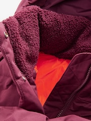 Burgundy Elements Shower Resistant Padded Jacket - Image 10 of 13