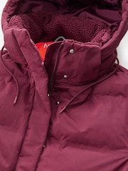 Burgundy Elements Shower Resistant Padded Jacket - Image 7 of 13