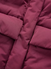 Burgundy Elements Shower Resistant Padded Jacket - Image 8 of 13
