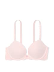 Victoria's Secret Purest Pink Lace Trim Push Up Bra - Image 3 of 4