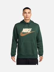 Nike Green Club Fleece Pullover Hoodie - Image 1 of 3