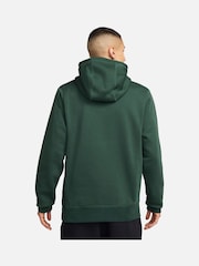 Nike Green Club Fleece Pullover Hoodie - Image 2 of 3