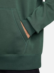 Nike Green Club Fleece Pullover Hoodie - Image 3 of 3