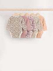 Neutrale Farbe - Baby-Bodys aus 100 % Baumwolle im 5er-Pack - Bild 2 von 12