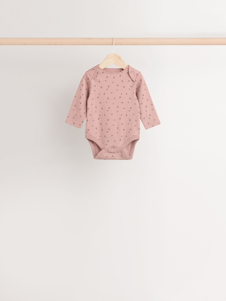 Neutraal - Baby 100% katoenen bodysuits verpakking van 5 - Image 3 of 12