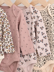 Neutrale Farbe - Baby-Bodys aus 100 % Baumwolle im 5er-Pack - Bild 9 von 12