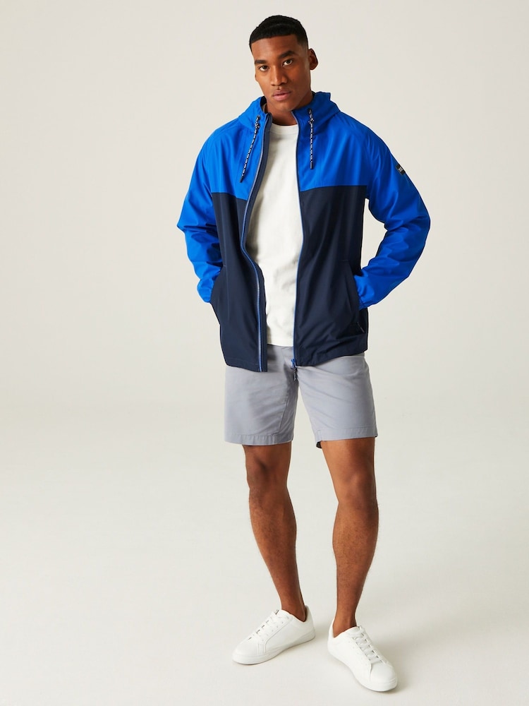 Regatta Blue Belcastel Waterproof Hooded Jacket - Image 3 of 9