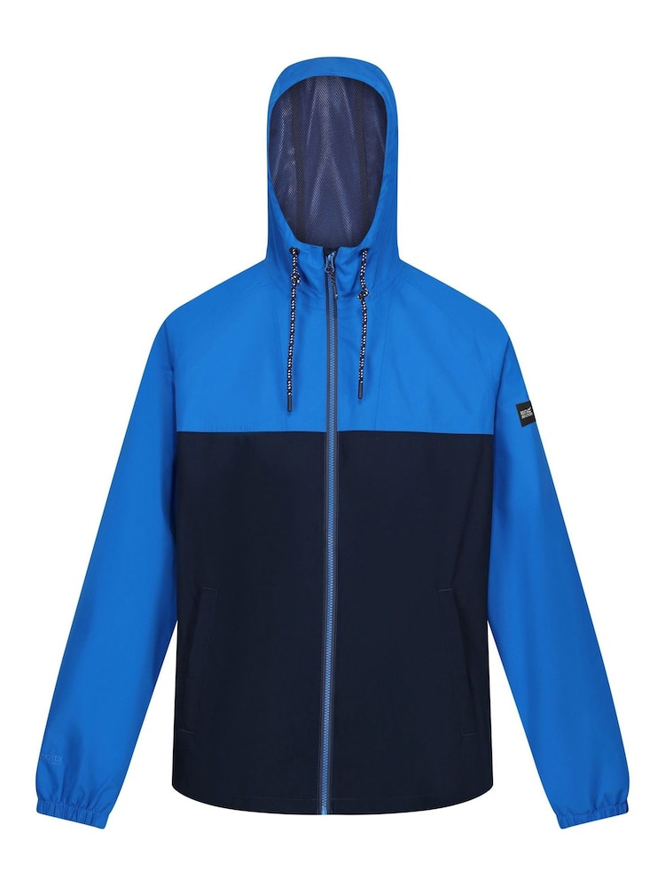 Regatta Blue Belcastel Waterproof Hooded Jacket - Image 7 of 9