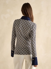 Joules Cordelia Blue Long Sleeve Top - Image 2 of 6
