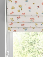 Laura Ashley Ochre Yellow Megan Made to Measure 100% Cotton Roman Blinds - Image 2 of 6